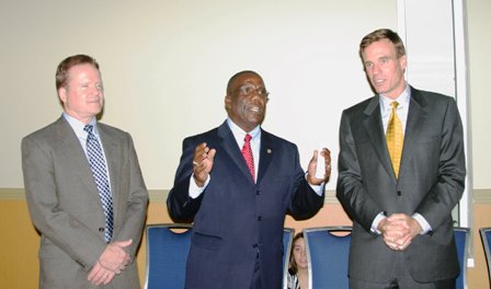 Jim Webb, Lionell Spruil & Mark Warner