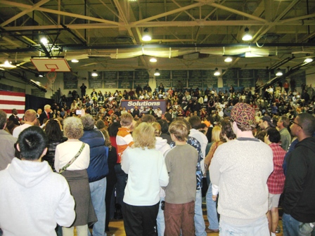 Bill Clinton rally - crowd1