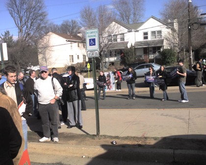 Hillary rally in Arlington