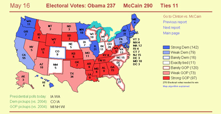 Obama\'s Electoral votes